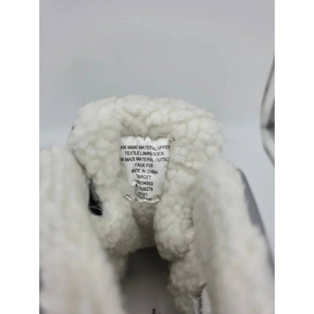 NWT Cat & Jack Toddler Denver Winter Boots Gray Waterproof Insulated Size 7 Play